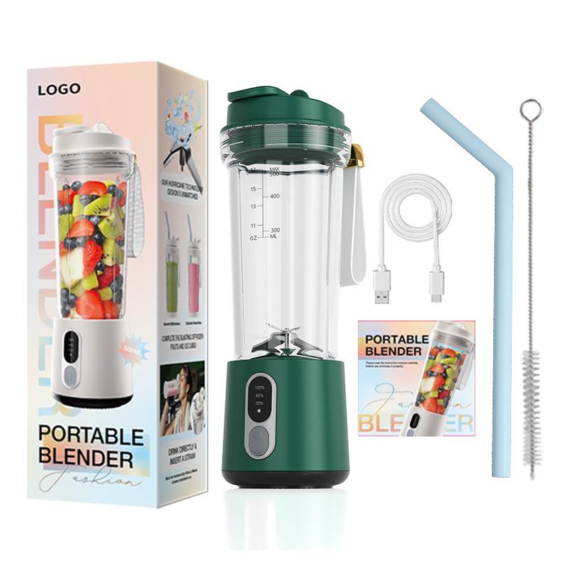 Portable Multifunctional Blender & Juicing Cup - 600ML Upgraded Ice Crushing Juicer