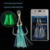 Iron Plate Double Hook with Luminous Kevlar Line – Anti-Bite for Big Fish: Mackerel, Seabass, Black Carp, Slow Retrieve Sea Fishing.