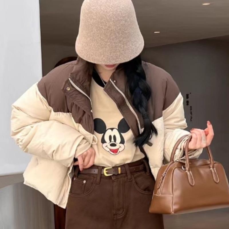 

New cotton-padded clothes for women s winter loose and thickened cotton-padded clothes, cotton-padded jackets, small trendy casual jackets. L абрикосовий