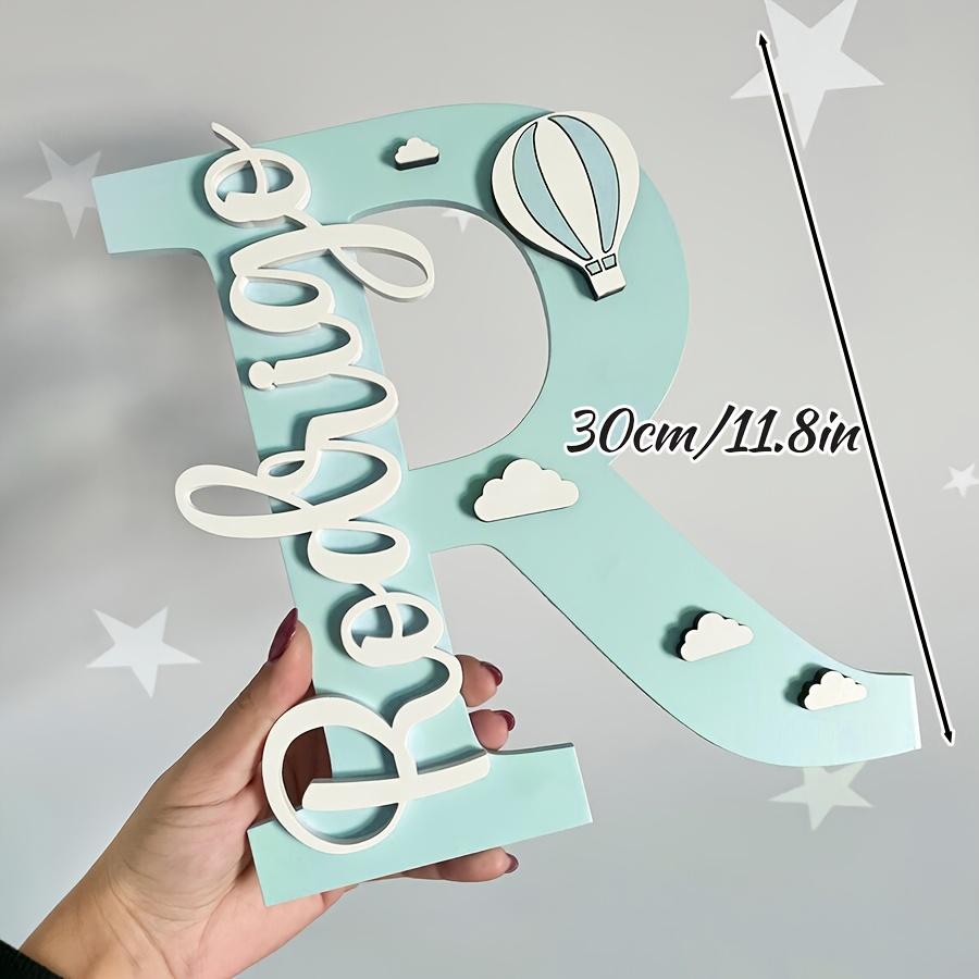 

1 custom wooden name tag - personalized letters or names for children s room, living room, entrance decoration, birthday gifts L