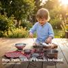 Toy Pots and Pans Set Mini Deluxe for Toddlers