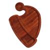 Exquisite Christmas Wooden Tray Santa Hat Snack Tray Cutting Board Fruit Plate  Hotel