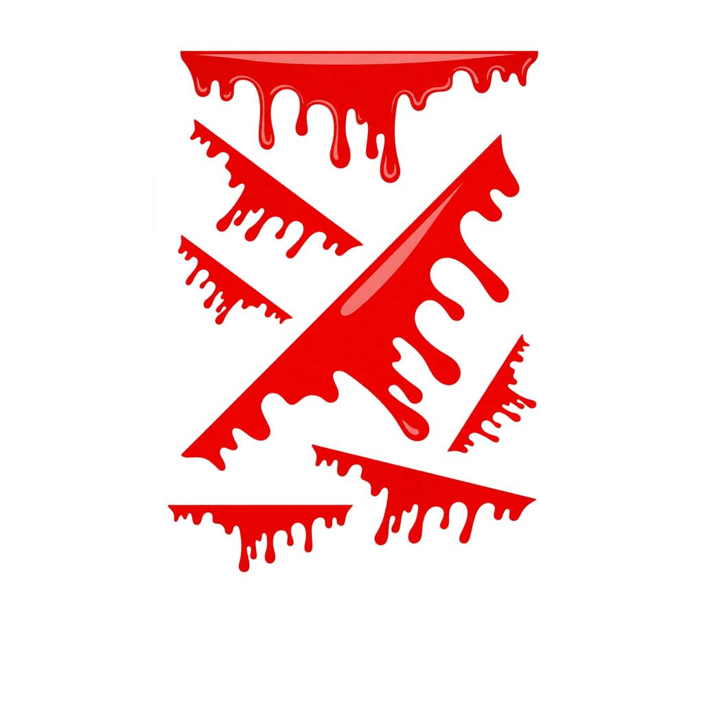 Halloween Blood Handprint Car Sticker Decal for Window Bumper Truck