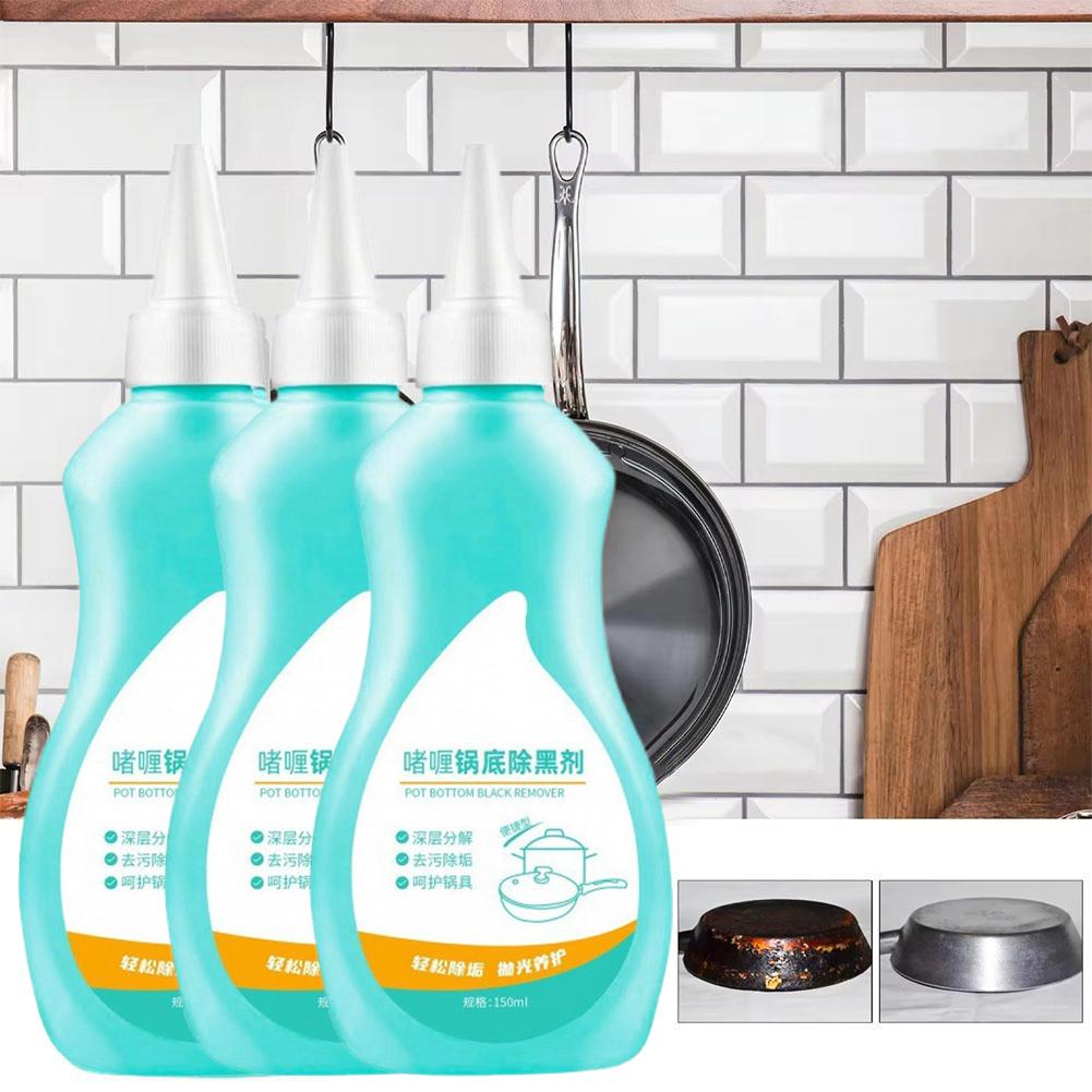 Gel Pot Bottom Black Remover Heavy Oil Stains Black Bottom Stain Scale Black Pot Heavy Cleaner Q8G2 KTJ
