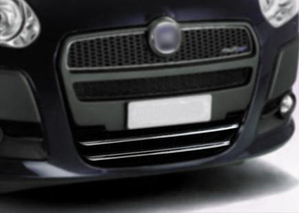 

Накладка на нижню решітку (2010-2015, 2 шт, нерж.) для Fiat Doblo II