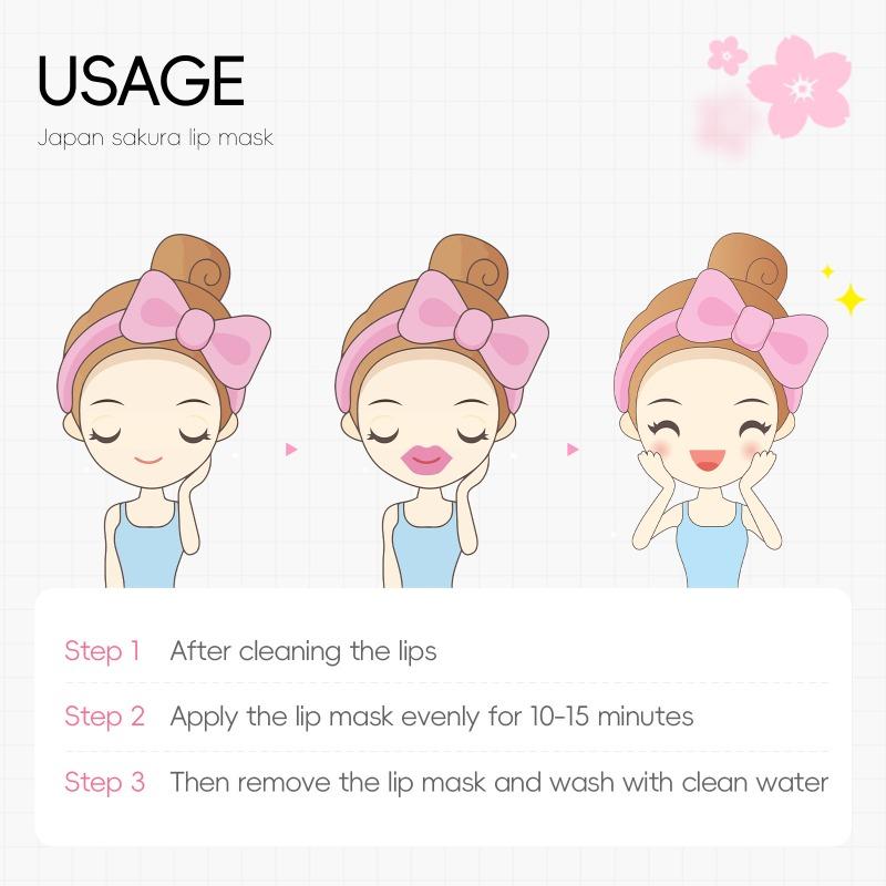 LAIKOU Japon Sakura Masque à Lèvres
