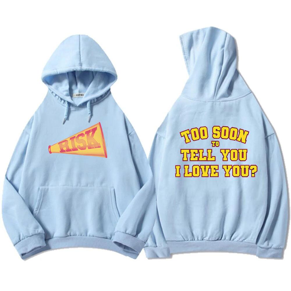 Is het te vroeg om te zeggen dat ik van je hou? Hoodies Gracie Abrams Grafische Sweatshirts Sudaderas Winter Herfst Fleece Warme Truien Mannelijk