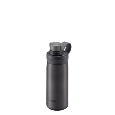Tiger Thermos Wasserflasche 500ml Vakuumisolierte Kohlensäureflasche Flasche Kalte Lagerung Growler MTA-T050KS StahlSchwarz)