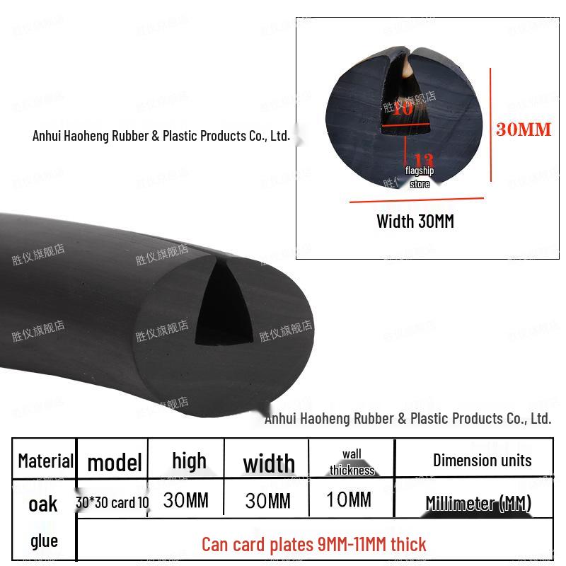 U-Shaped Rubber Anti-Collision and Edge Trim Sealing Strip