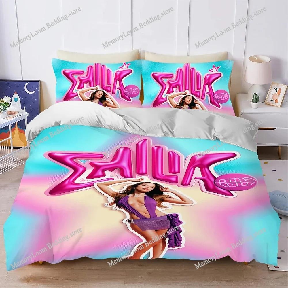 Singer Emilia Mernes Mp3 Music Duvet Cover Set Home Style Bedding Soft Laundry Cotton Bed Student Dormitory Gift Home Textile