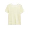 Spring 2025 Women's European American Striped Slim Fit Knit Top