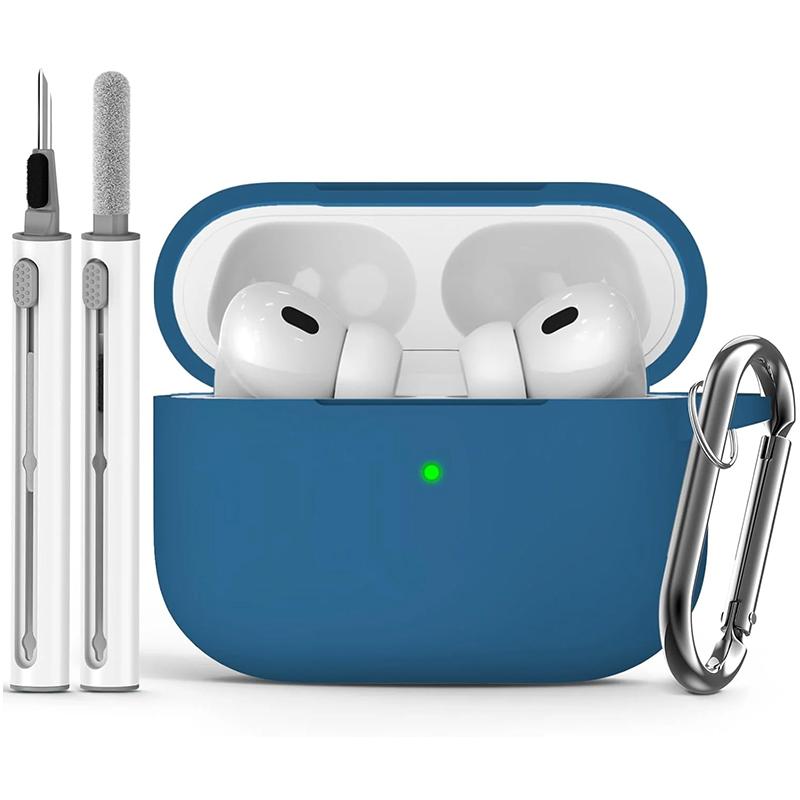 Case For Apple Airpods pro Case Earphone Accessories Wireless Bluetooth Headset Silicone Air Pod Pro 2 Cover With Cleaner Kit