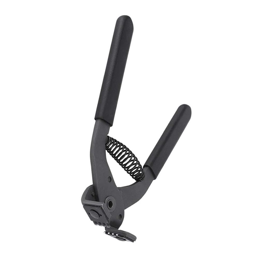 17cm HandHeld Carbon Steel Silent Pliers Leather Craft Hole Punch Tool 4mm(4 Teeth)