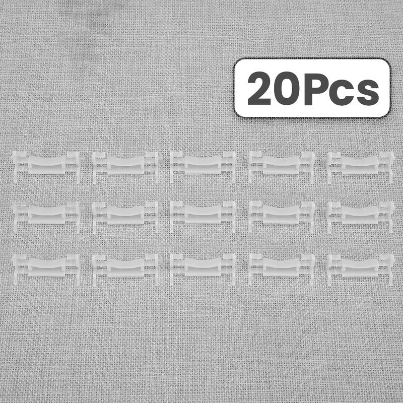 20Pcs/set Roof Molding Clip Fastener Retainer 7403A143 Fit for Mitsubishi Lancer Outlander Sport 2011-2017 White Plastic