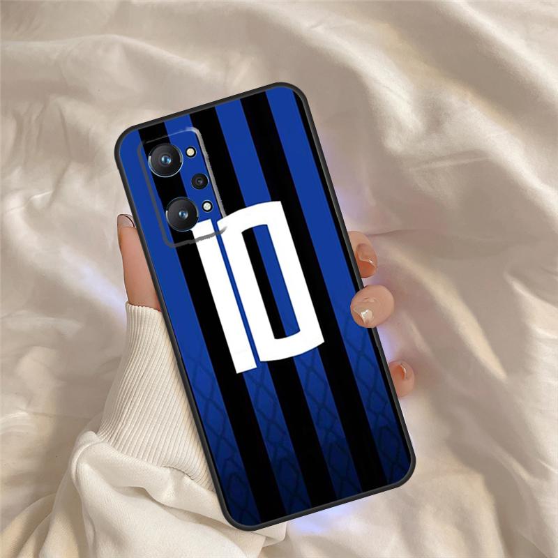 Number 10 Football For Realme C55 C35 C33 C31 C30 C25 C21Y C15 C11 GT Neo 5 3 2 Realme 9 10 11 Pro Plus Case
