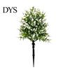 Lavender Plant For Home Artificial Topiary Ball Tree UV Resistant Fake Shrub Bushes with Retro Style Flowers Stake Realistic Plants for Wedding Patio