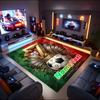 1PC Custom Name Portugal Football Legend Theme Floor Mat Ideal for Living Room, Game Rooms, Office, Bedroom,Floor Mat Playful Design