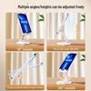 360° Rotating Metal Phone & Tablet Holder - Foldable, Portable, Universal Desktop Stand for iPad & Mobile Devices