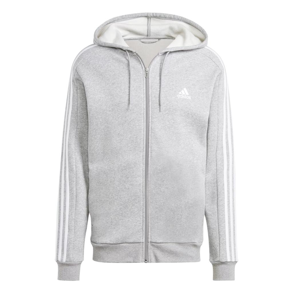 Adidas Essentials Fleece 3 Stripes Full Zip Hoodie IJ6479