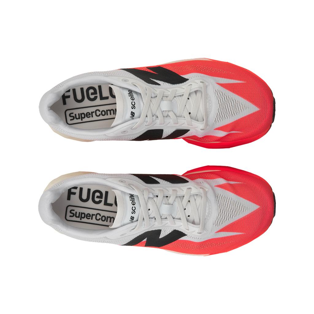 New Balance FuelCell SuperComp Elite v5 Acil Kırmızı Kadın Spor Ayakkabı Beyaz Siyah WRCELLR5