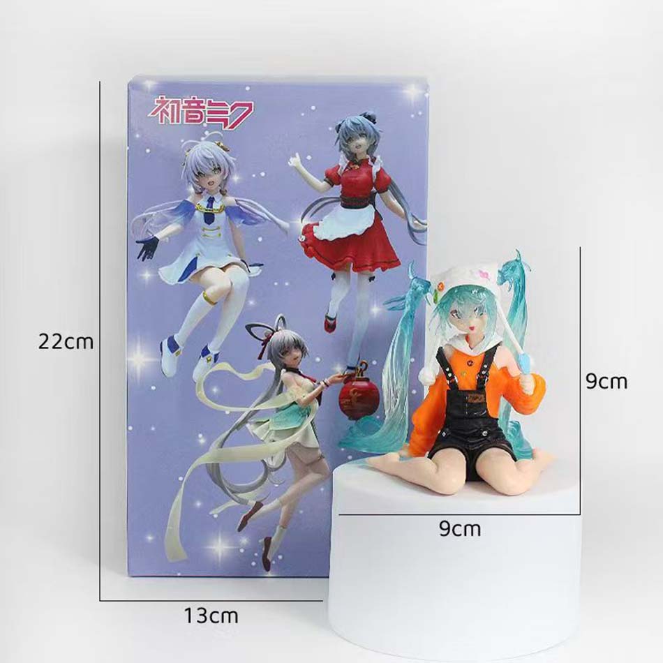 New In Stock FuRyu Noodle Stopper Hatsune Miku -Lollipop Ver.- PVC 15CM Anime Action Figures Model Collection Toy