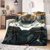 Gundam RX-93 Nu Flannel Blanket Warm,Comfortable,Suitable for Bedrooms,Sofas,Beds,Chairs,Picnics,Travel