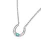 Murra [Murra X Yeoreumine] Horseshoe Jewel Silver Necklace
