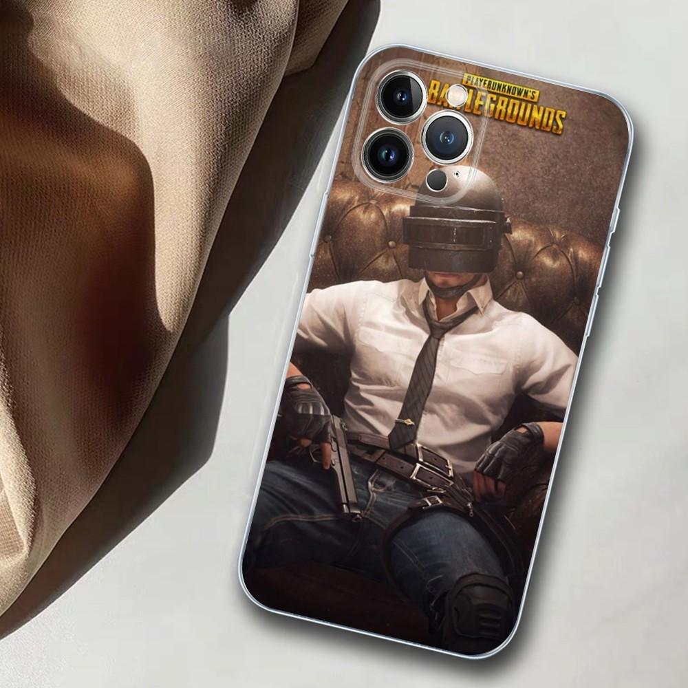 PUBG Phone Case For iPhone 14 11 12 13 Mini Pro XS Max Cover 6 7 8 Plus X XR SE 2020 Funda Shell