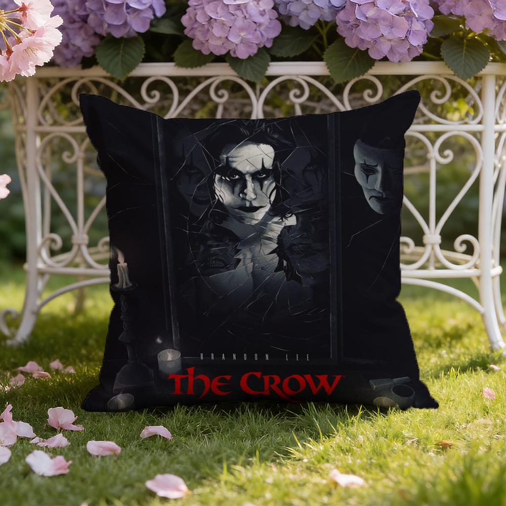 R-Raven C-Crow Movie Cushion Cover Home & Car Dual-Scene Pillow Cover: Reversible for Premium Comfort