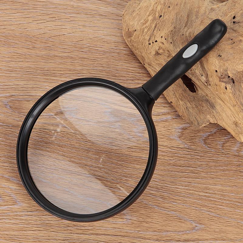

130Mm Professional Magnifying Glass 3X Jewelry Loupe Handheld Magnifier Lupa for Coins Stamps Seniors Reading 130mm