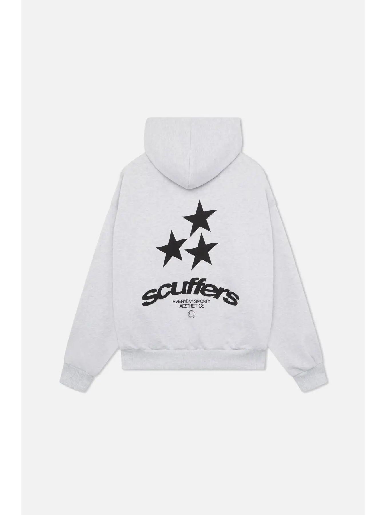 

Худі з логотипом Scuffers: Жіночий готичний чорний надлегкий світшот 2XL