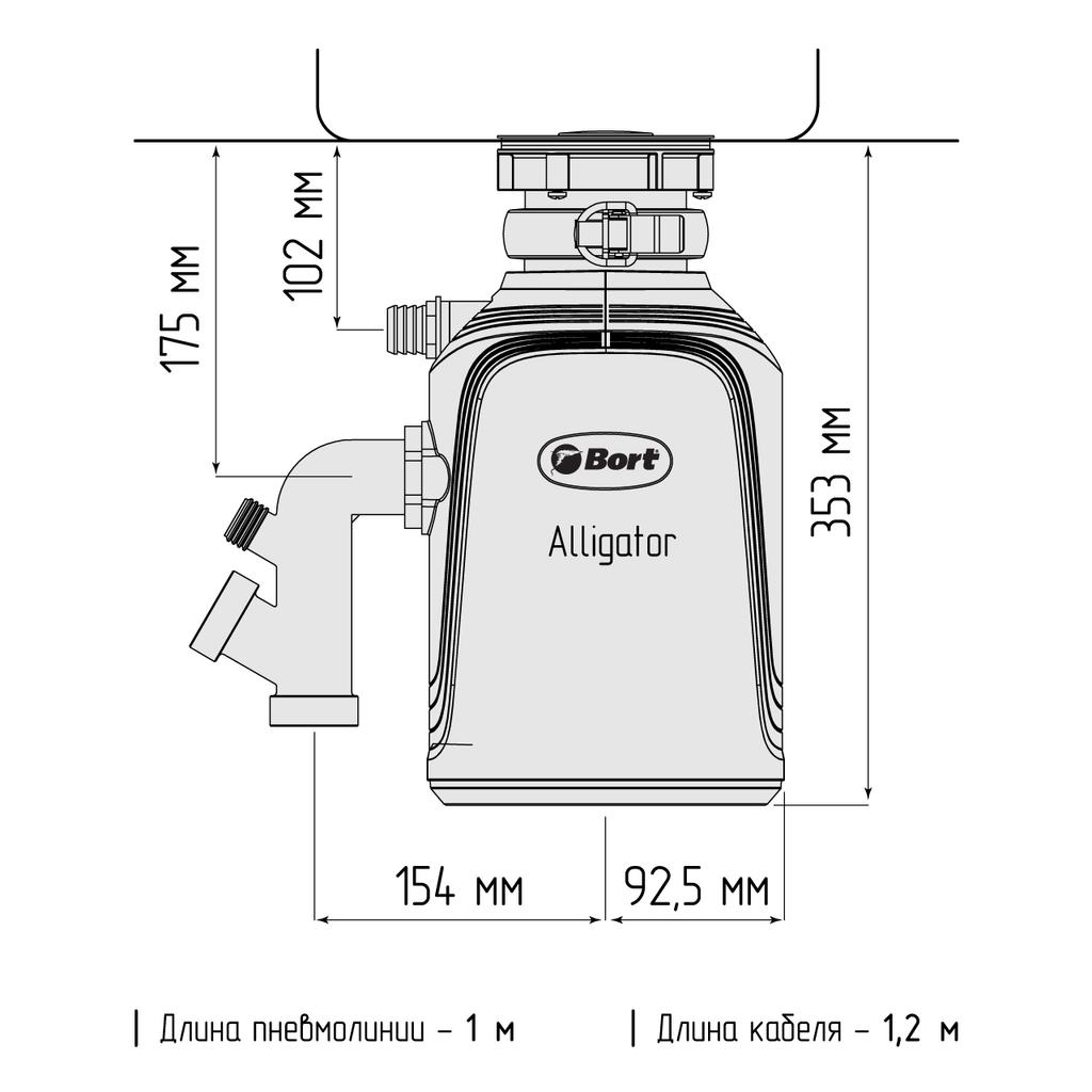 Food Waste Disposer Bort Alligator