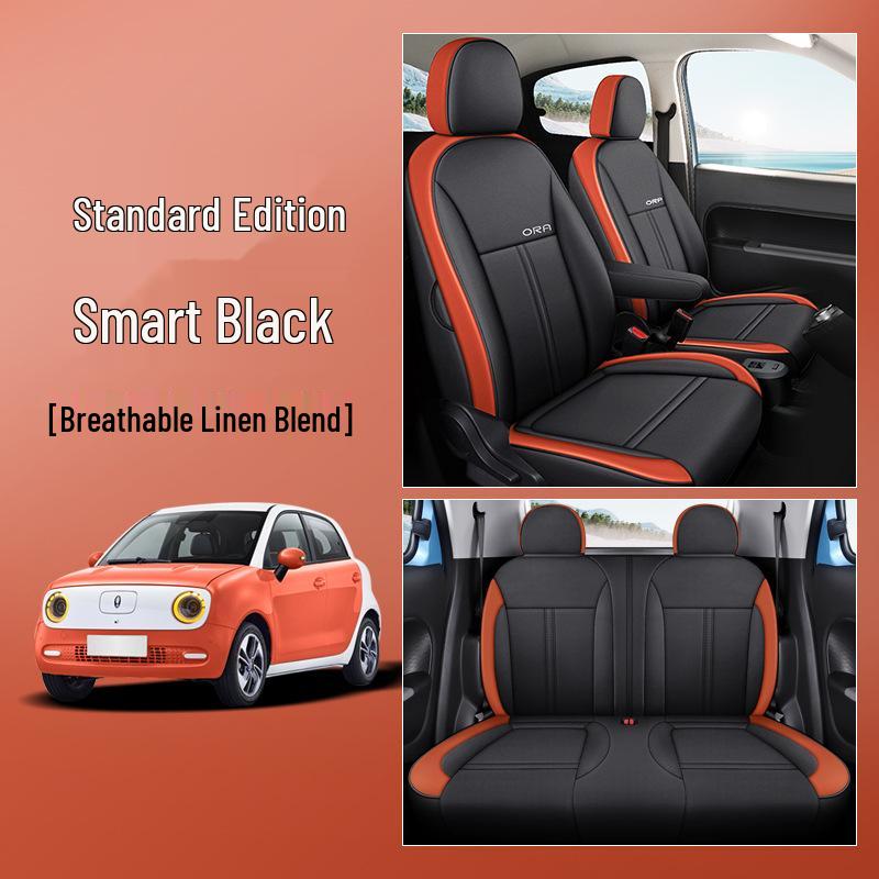 LJ Great Wall ORA Car Seat Cushion: Fashionable, Full Leather, All-Season Sports Cover.