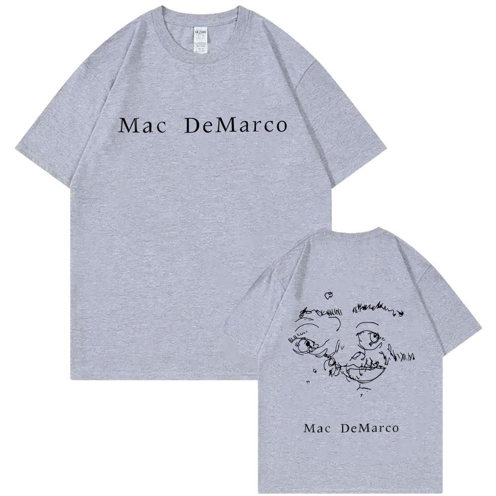 Mac Demarco One Wayen G Album Graphic Print T Shirts Men Lndie Pop Rock Alternative Music Tshirt Male Oversized Tshirts
