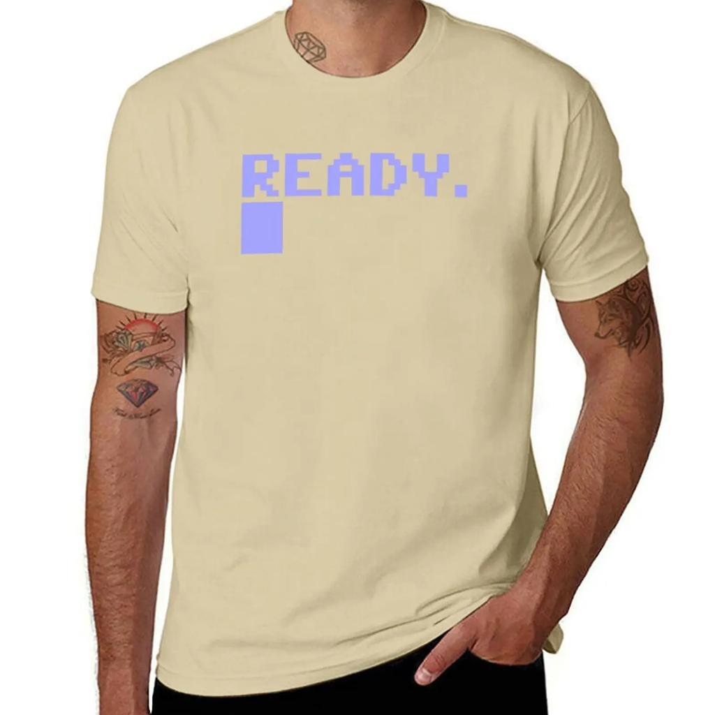 Commodore C64 Ready T-Shirt aesthetic clothes tops workout shirt