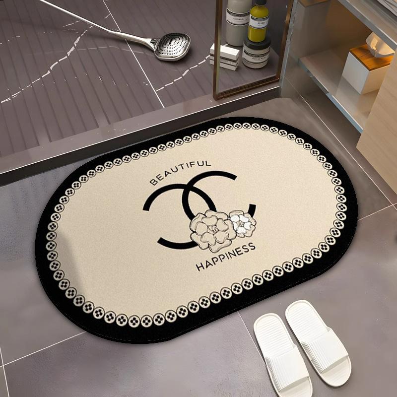 New Xiaoxiangfeng Diatom Mud Bathroom Absorbent Floor Mat Household Bathroom Door Non-Slip Quick-Drying Bathroom Floor Mat