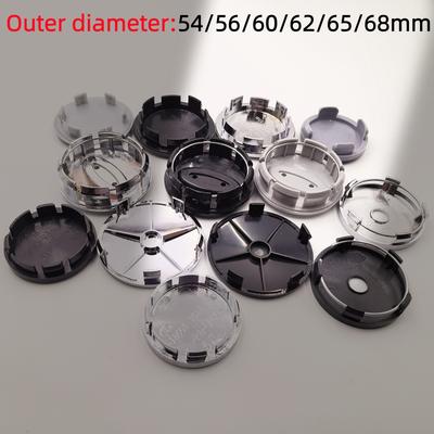 LLK1 100/80pcs 54/56/60/62/65/68mm Car Wheel Center Caps Hubcap Cover Hub Center Cap ForRim Cover