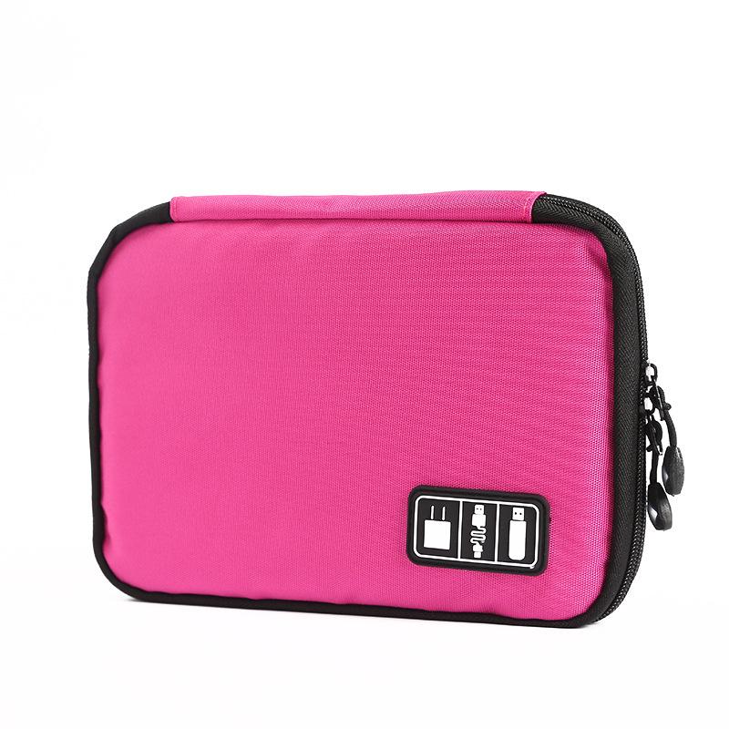 Customizable Large Capacity Multi-Functional Digital Accessories Bag for Power Bank, Mobile Phone, and Data Cable