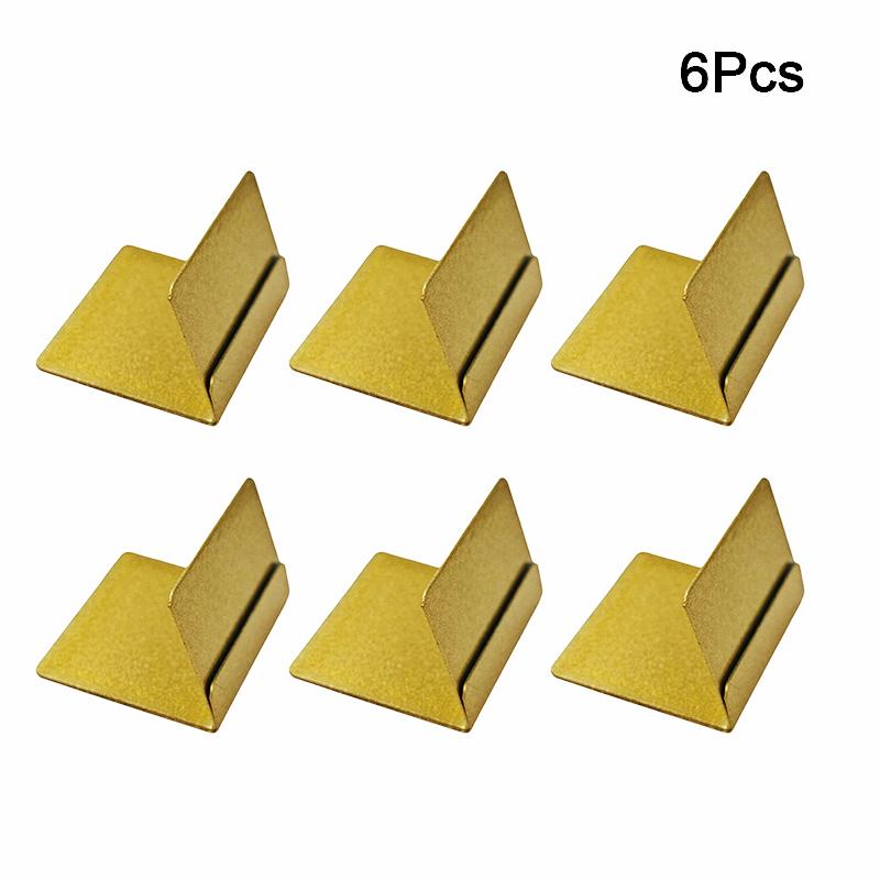 6PC Golden Silver Party Supplies Event Seating Solution Weddings Place Card Holders Stylish 2 Colors