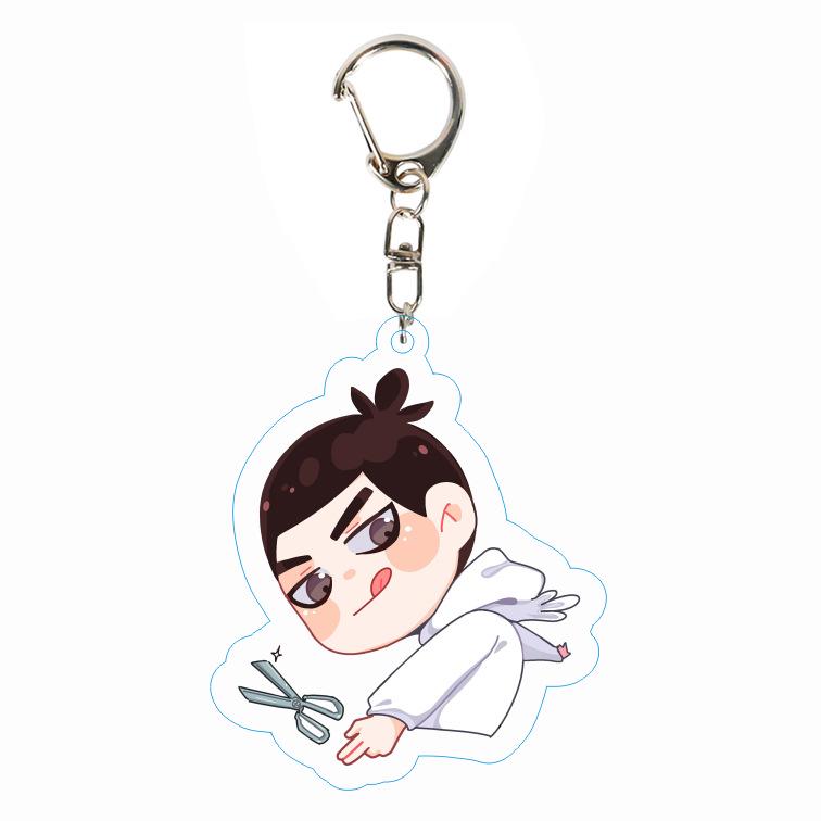 Haikyuu!! Double-Sided Keychain Pendant: Hinata, Kageyama, Kenma