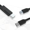 20cm/1m Type-C Charging Cable to Double Type-C Connector Cord Tablet Phone Charge Wire for Home Office and Travellers