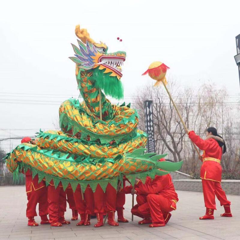 Xinjingzhou Golden Dragon Dance Prop