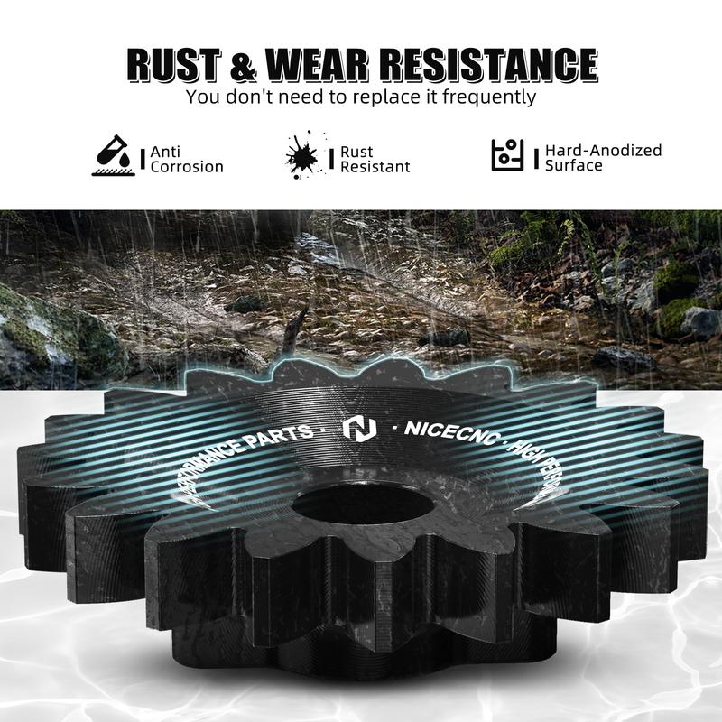 Quad Oil Pump Drive Gear For HONDA TRX 450R TRX450ER Aluminum Alloy 15133-MEB-670 Oil Flow Rate Cooling Effect Improving