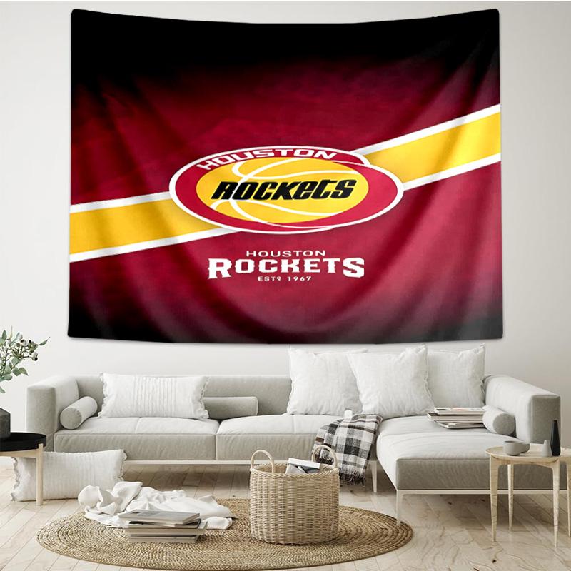 Rockets Basketball Team Quick-Dry Tapestry Hanging for Bedroom,Livingroom, Playroom,Decor Art Room Wall Tapestry Holiday and Birthday Gifts
