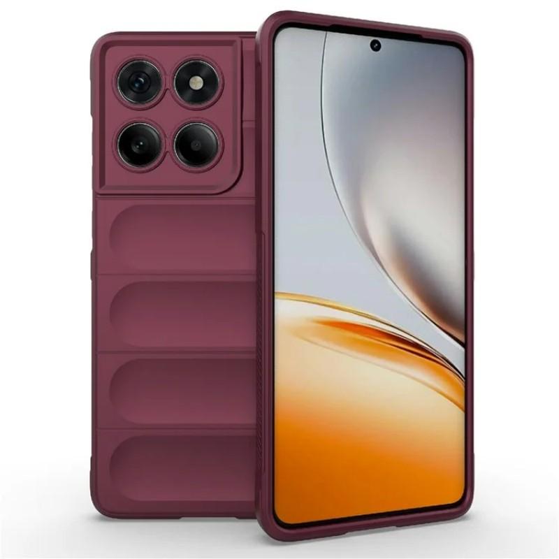 For Motorola Edge 60 5G TPU Case WANLONFENG HD Series Anti Slip Phone Cover with Tempered Glass