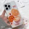 Suitable for Apple 16PM Creative Coffee Mobile Case Summer IPhone 13pro Large Hole IMD All Inclusive 15 Protection Case