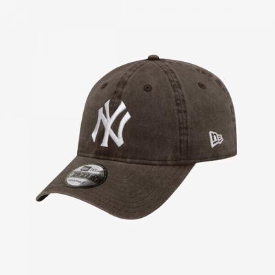 New Era New York Yankees Pigmentgewaschene Unstrukturierte Kappe Braun 15131652