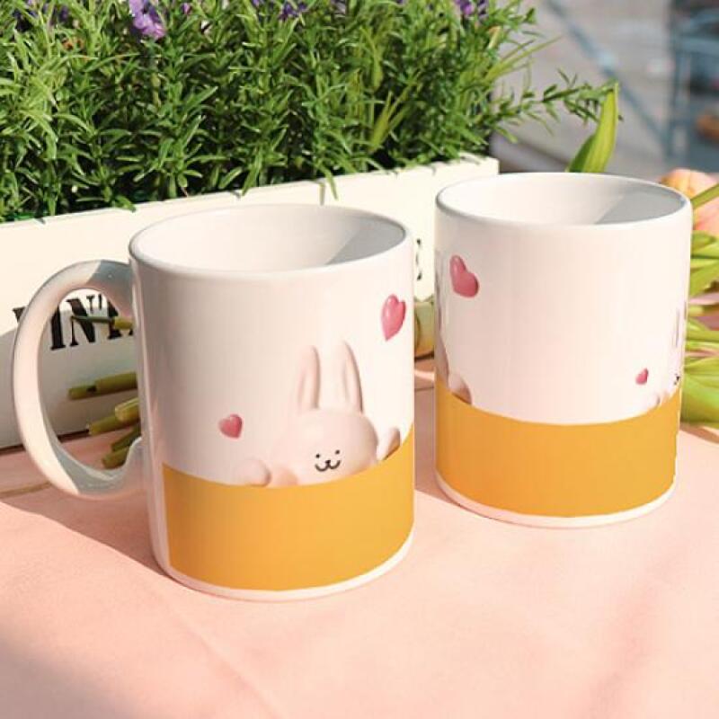 eh189-Design Mug 2p-Hello Rabbit
