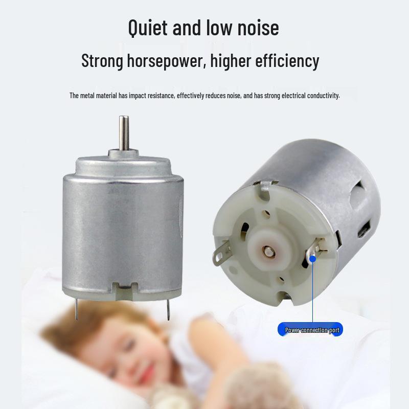 High-Speed 260 Mini Motor for Toys, Electric Toothbrushes, and Hair Dryers