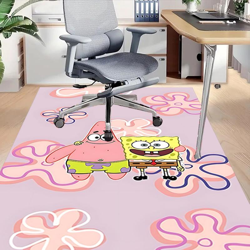 1 ST Spongebob Vierkante Broek Tapijt Ultra Zacht, Dik & Absorberend, Antislip Machine Wasbaar Mat voor Entree